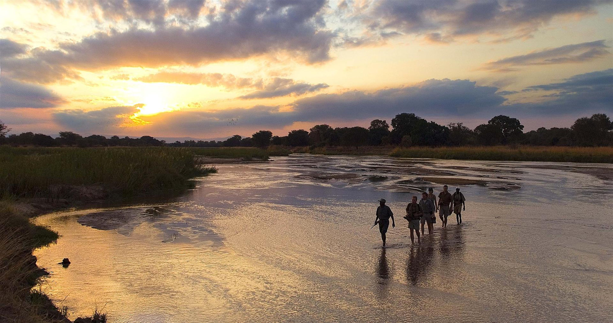 Walking safari in Hwange National Park