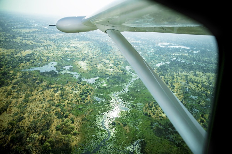 Botswana from a bird's-eye veiw